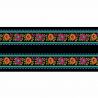 Bordure Mini Festons noir