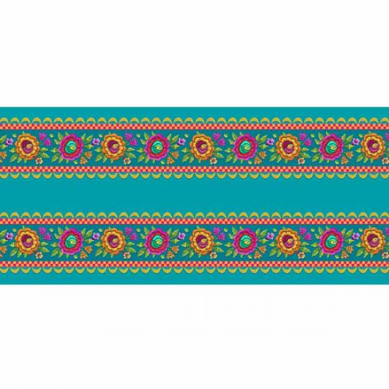 Bordure Mini Festons turquoise
