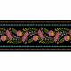 Velvet border Digitale black
