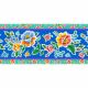 Velvet border Mexico cobalt