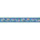 Velvet border Mexico cobalt