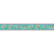 Velvet border Mexico turquoise