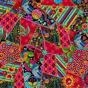 Velours Crazy Brodé
