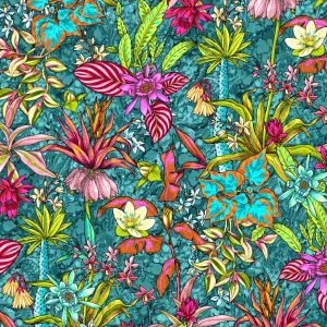 Velvet Gardena turquoise