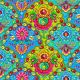 Velours Oaxaca bleu