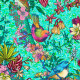 Velours Volière Turquoise