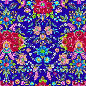 Velours Matador bleu nuit