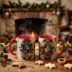 3 mugs "Lapins de Noël"