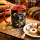 3 'Christmas Rabbits' mugs