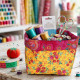 Mini Embroidered Basket Kit