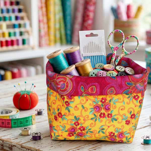 Mini Embroidered Basket Kit