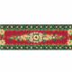Chemin de table William rouge