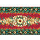 Chemin de table William rouge