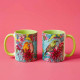Mug Volière fond bleu
