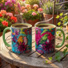 2 "Volière" Mugs