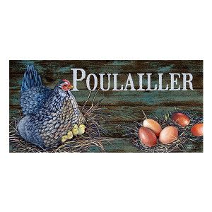 Plaque Poulailler