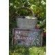 Garden sign "Bienvenue"