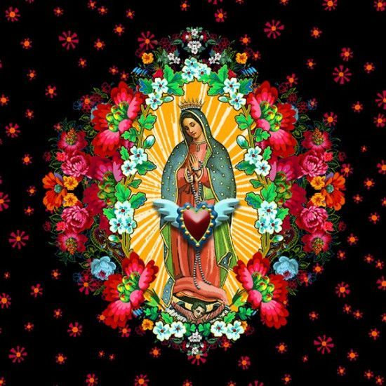 Ex-Voto "Vierge de Guadaloupe" étoilée