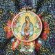 Ex Voto -Gadaloupe Virgin and flowers