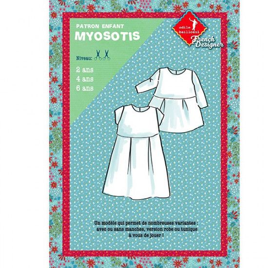 Sewing patterns child: MYOSOTIS