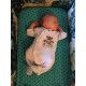 Jersey de coton bio Lapins corail