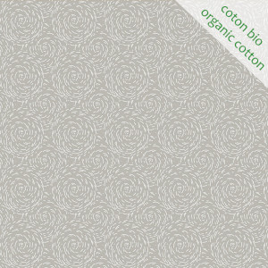 Organic cotton Paille grey