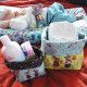 Kit 2 corbeilles velours Souriceaux