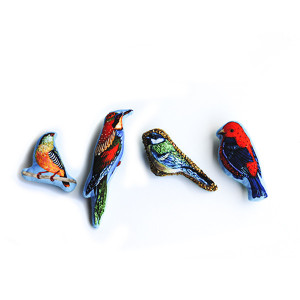 Kit 4 broches Oiseaux