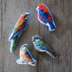 Kit 4 Birds pins