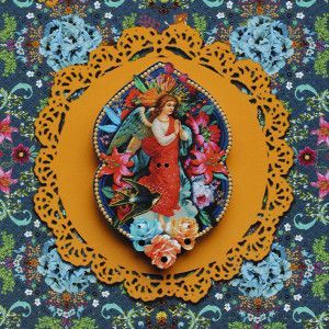 Wooden buttons "my Gardian Angel "