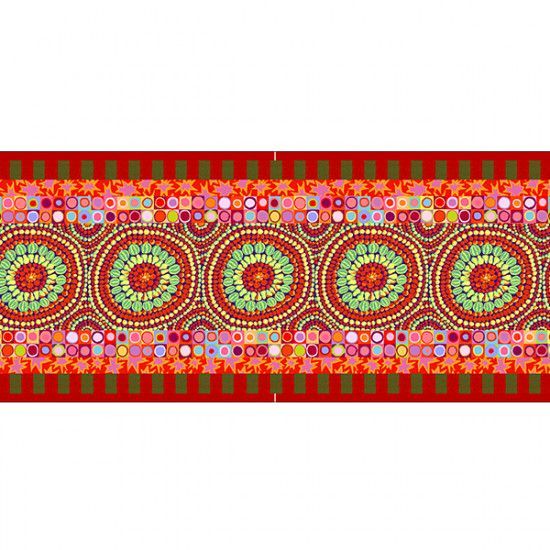 Velvet border Kaffe Fassett Fruit Mandela - 8m Bobbin