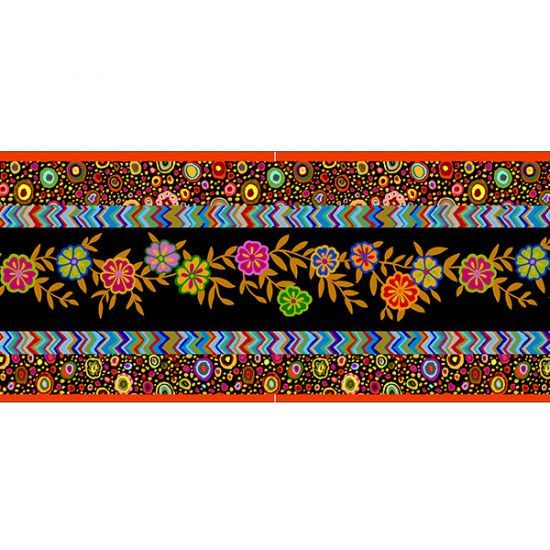 Velvet border Kaffe Fassett Busy Lizzy - 8m Bobbin
