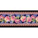 Bordure velours Philip Jacob Peony and Leaves bobine de 8m