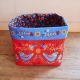Kit 2 corbeilles velours Folk