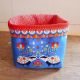 Kit 2 corbeilles velours Folk