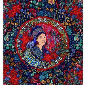 Velvet panel Winter