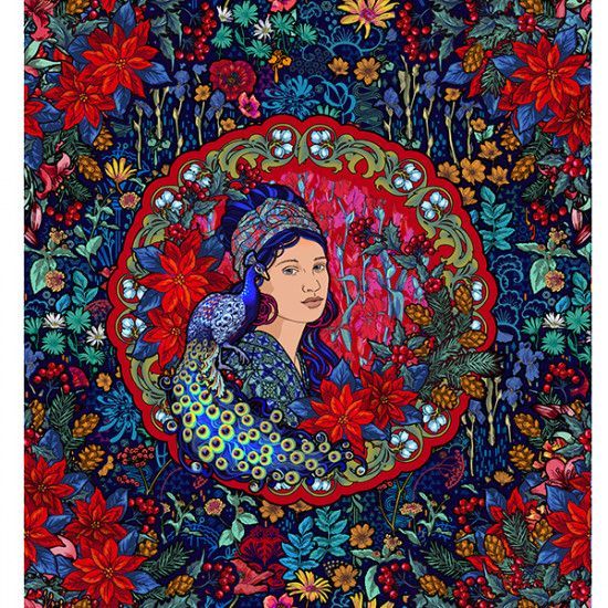 Velvet panel Winter