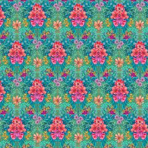 Coton Bio Mini Bouquets Cosmos Vert Turquoise