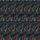 Organic Cotton Mini Botanic Black