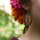 Boucles d'oreilles Vierge de Guadalupe