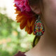 Guadaloupe Virgin earrings