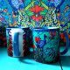 Mug blue Peacock