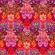 Velours Bouquet Cosmos Rose - rouleau 5m