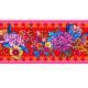 Bordure velours Belle époque rouge 8m