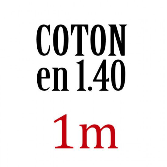 COUPON COTON 1 METRE