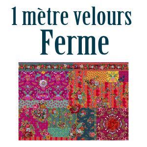 Velours ferme 1 METRE