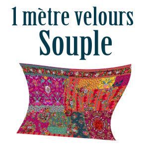 Velours souple 1 METRE