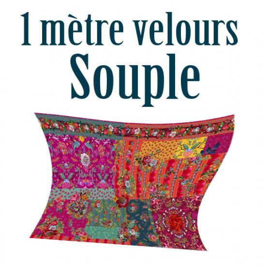 Velours souple 1 METRE