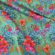 Coton Mini Bouquets Cosmos Vert Turquoise