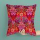 Cotton Twill: Bouquet of cosmos pink